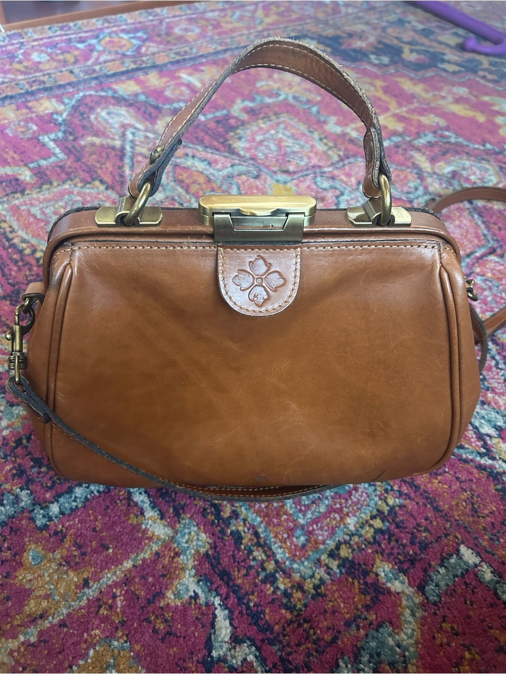 Patricia Nash Grachi satchel crossbody handbag